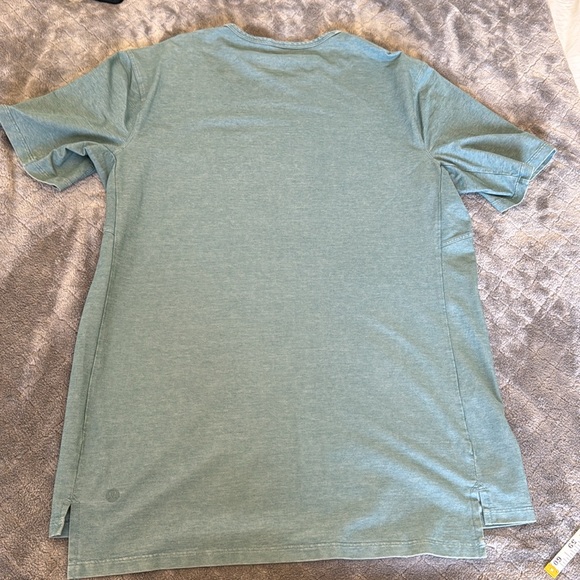 Mens Lululemon The Fundamental T *Wash Tye Dye Green T Shirt Size Small - Picture 5 of 6